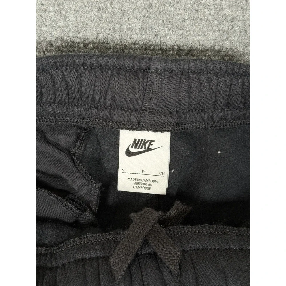 Nike Sportswear Club Fleece Pants Mens Small Black Cotton Jogger Sweatpants 28